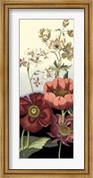 Framed Onyx Bouquet I