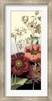 Framed Onyx Bouquet I