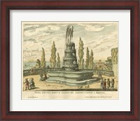 Framed Italian Fountain IV