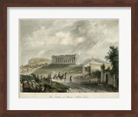 Framed Temple of Theseus- Athens, Greece