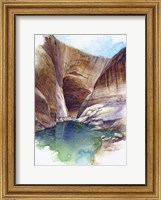 Framed Escalante Canyon - Lake Powell, Ut.