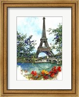 Framed Eiffel Tower - Paris, France