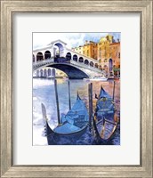 Framed Rialto Bridge - Venice Italy