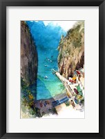 Framed Marina de Praia - Amalfi Coast