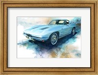 Framed '63 Corvette