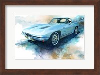 Framed '63 Corvette