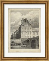 Framed Pavillon de Flore & Pont Royal
