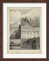 Framed Pavillon de Flore & Pont Royal