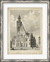 Framed Eglise de St. Etienne-Du-Mont
