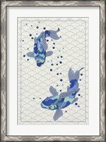 Framed Playful Koi II