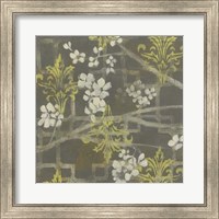 Framed Patterned Blossom Branch I