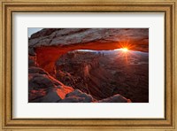 Framed Mesa Arch Sunrise
