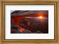 Framed Mesa Arch Sunrise