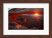 Framed Mesa Arch Sunrise