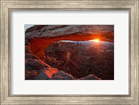 Framed Mesa Arch Sunrise