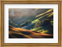 Framed Tuscany Sunrise