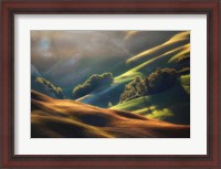 Framed Tuscany Sunrise