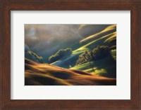 Framed Tuscany Sunrise