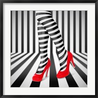 Framed Red Shoes