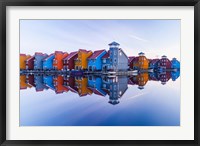 Framed Colored Homes