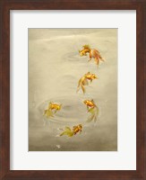 Framed Glittering Goldfish