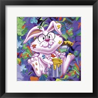 Framed Rabbit Painter