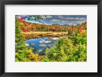 Framed Adirondack Pond