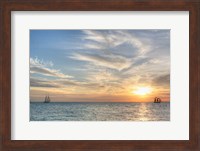Framed Key West Sunset III