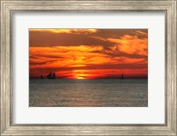 Framed Key West Sunset XVI