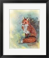 Framed Paisley Fox