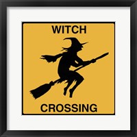 Witch Crossing Framed Print