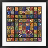 Framed Klimt Squares