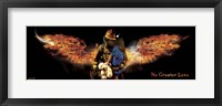 Framed No Greater Love Fireman Rescue