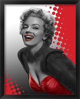 Framed Marilyn Red