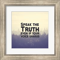 Framed Speak The Truth - Yellow
