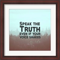 Framed Speak The Truth - Blue