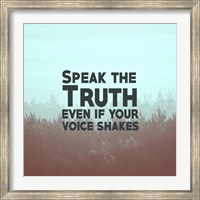 Framed Speak The Truth - Blue