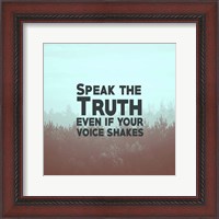 Framed Speak The Truth - Blue