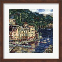 Framed Daybreak of Portofino