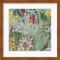 Framed 'Jungle Orchids' border=