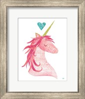 Framed Unicorn Magic I Heart