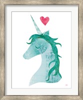 Framed Unicorn Magic II Heart