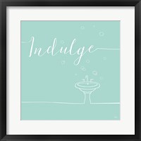 Framed Underline Bath VII Teal