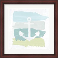 Framed Seaside Swatch Anchor