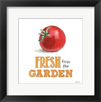 Fresh From the Garden V No Border Sq Framed Print