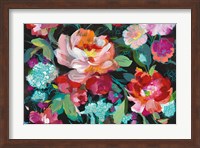 Framed Bright Floral Medley Crop