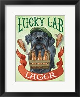 Beer Dogs V Framed Print