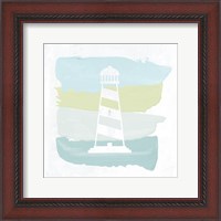 Framed Seaside Swatch Lighthouse