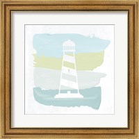 Framed Seaside Swatch Lighthouse