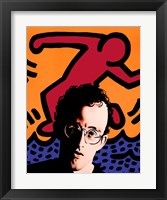 Framed Homage to Keith Haring